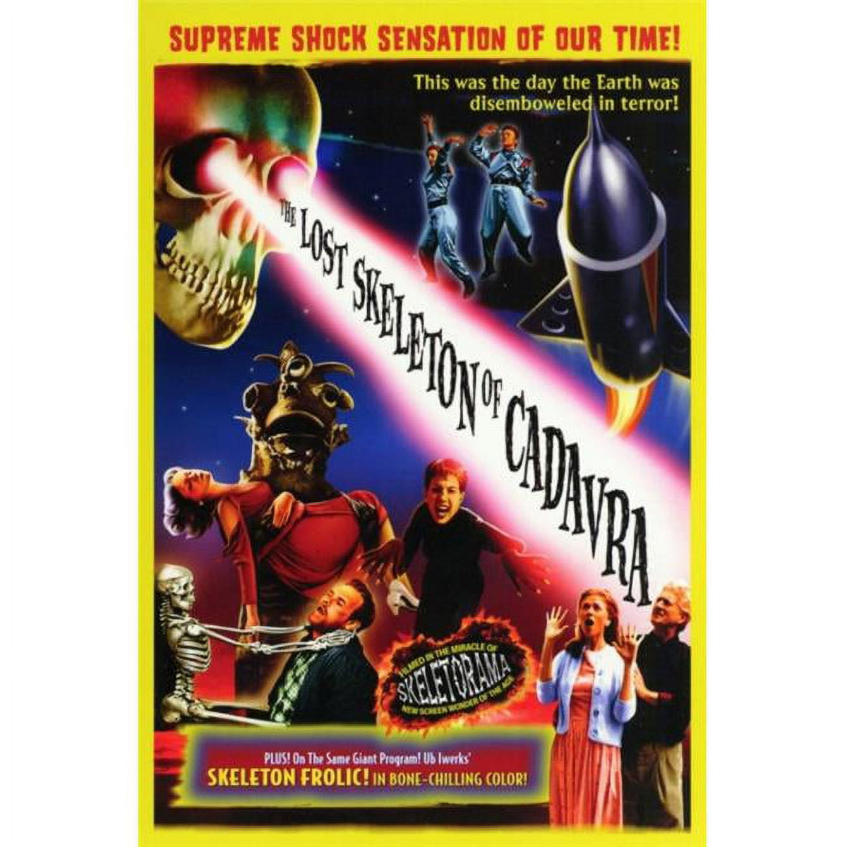The Lost Skeleton of Cadavra movie poster print in 27x40 size.