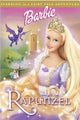 Barbie as Rapunzel Movie Poster 11 x 17 showcasing Barbie in a magical setting.