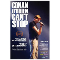 Conan O'Brien Can't Stop Movie Poster - 11x17 print for fans of comedy.