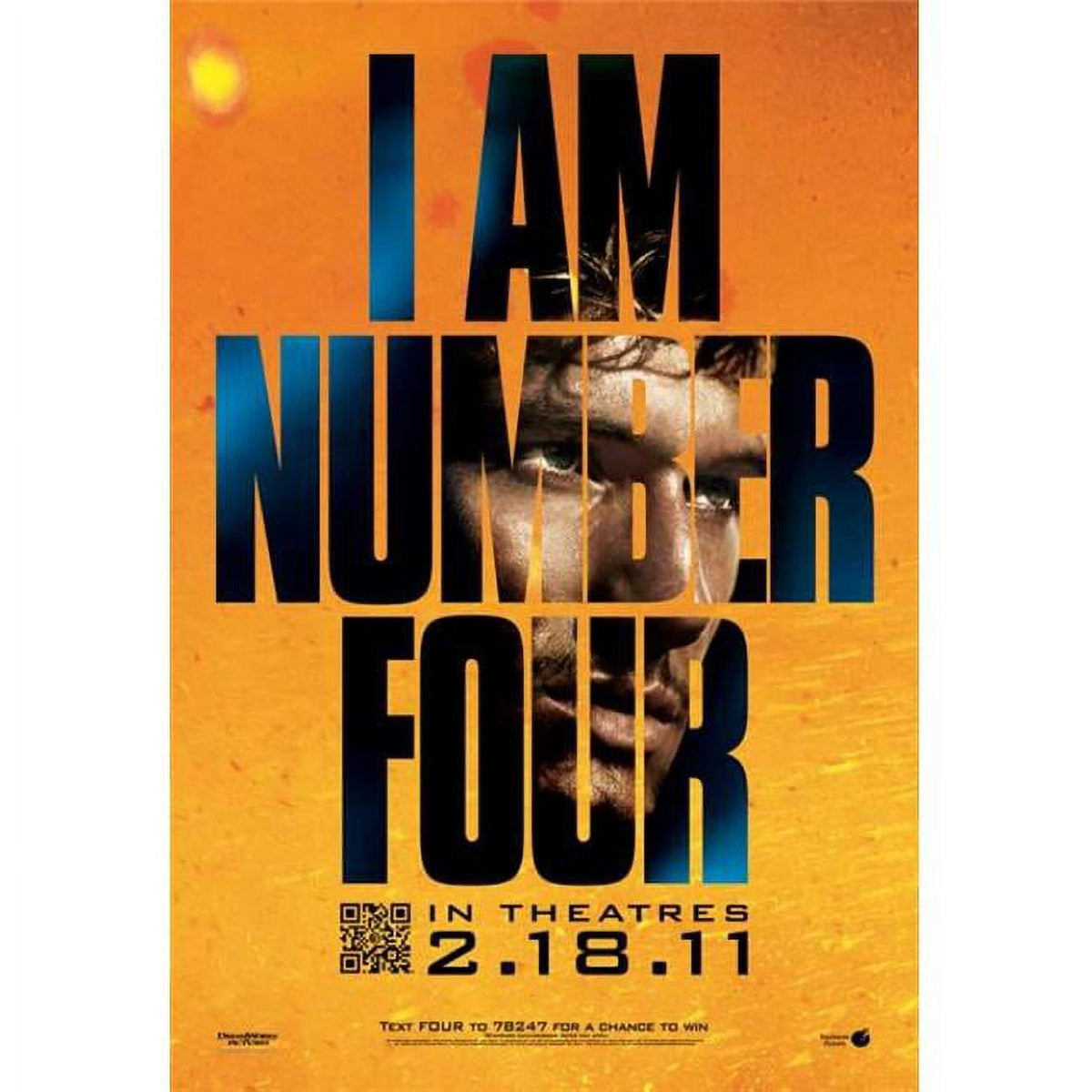 I Am Number Four movie poster print 27x40 inches