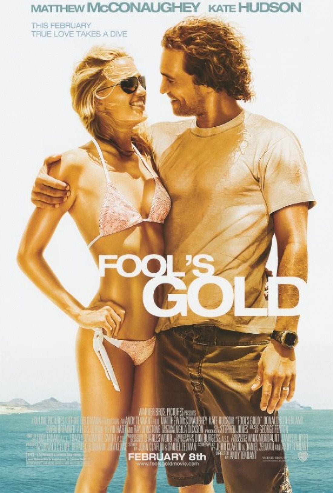 Fool's Gold Movie Poster Print 27x40 featuring vibrant graphics.