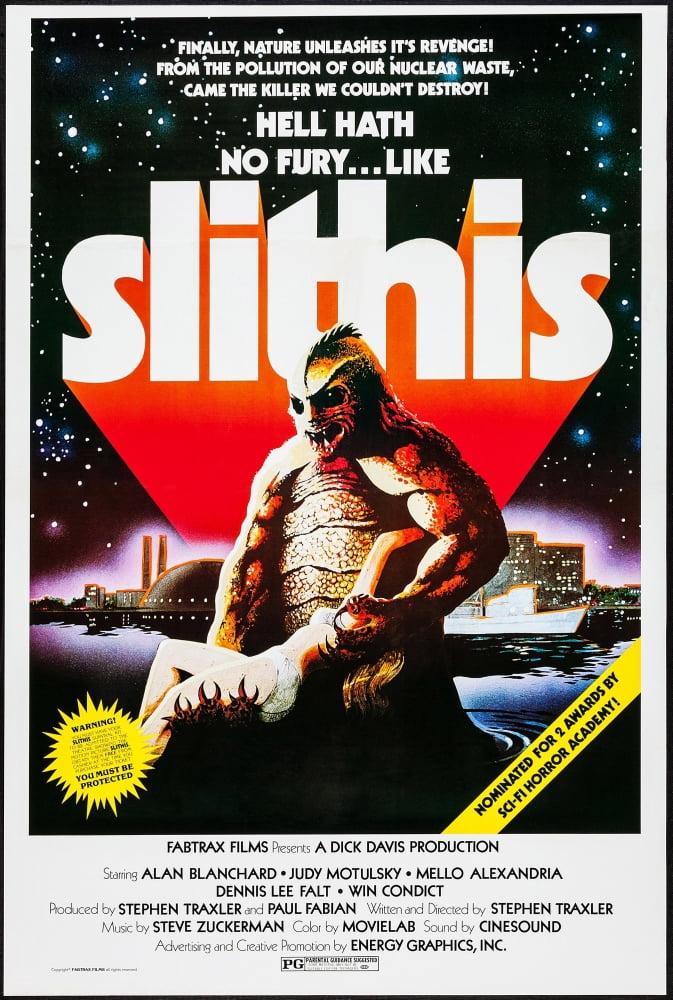 Spawn of the Slithis 1978 movie poster print 11x17