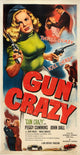 Gun Crazy movie poster print featuring Peggy Cummins and John Dall