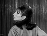 Barbra Streisand side view portrait photo print