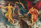 The Storm Spirits art print by Evelyn De Morgan showing ethereal spirits and nature's beauty.