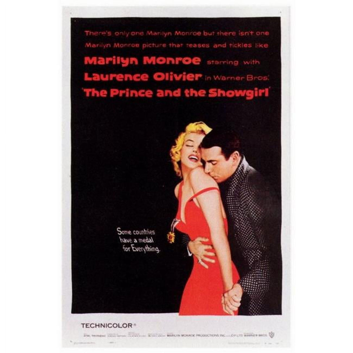 The Prince and the Showgirl movie poster print 27x40