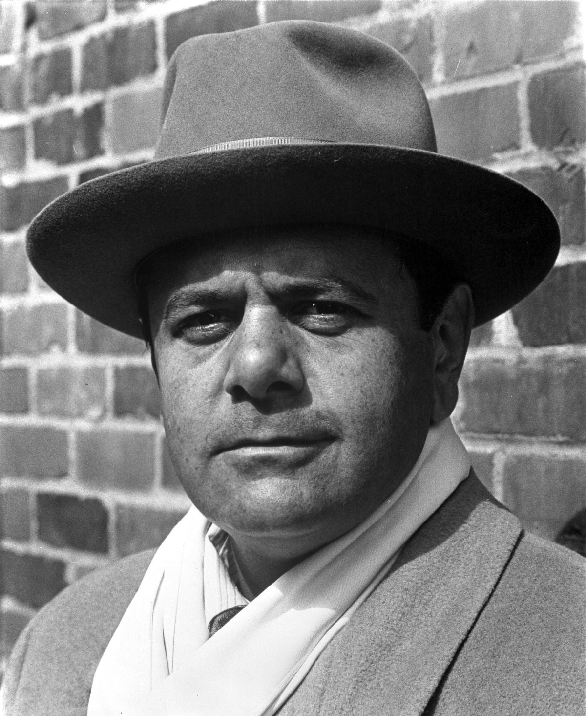 Paul Sorvino wearing a trilby hat photo print