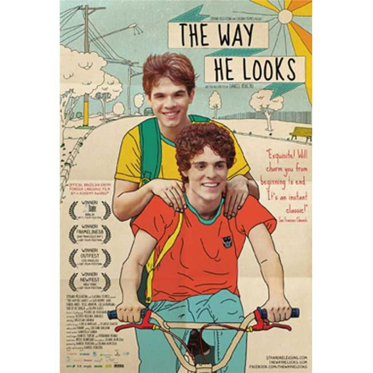 The Way He Looks Movie Poster 11x17 print showcasing emotional film themes