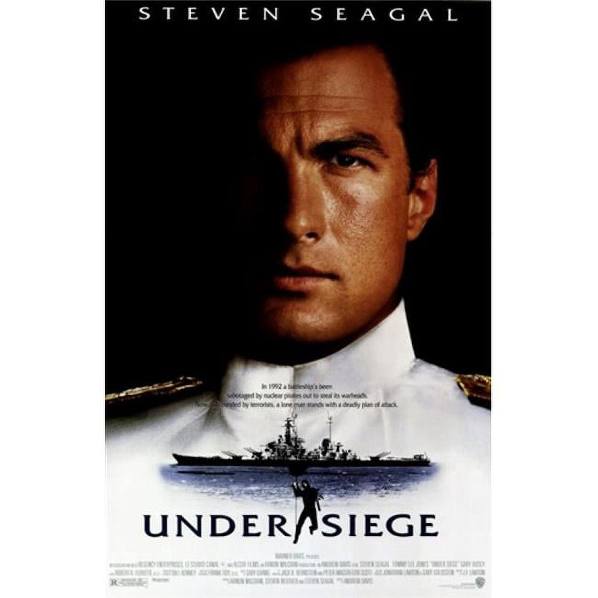 Under Siege Movie Poster 11x17 print showcasing action film art.
