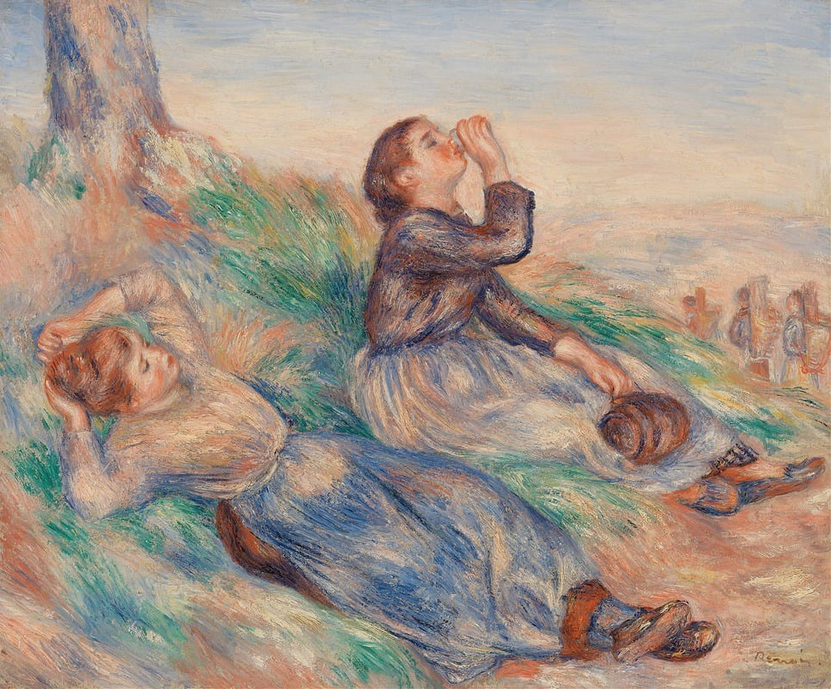 Grape Gatherers (Vendangeuses) poster print by Pierre-Auguste Renoir