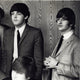 Paul McCartney and Ringo Starr wearing blazers photo print
