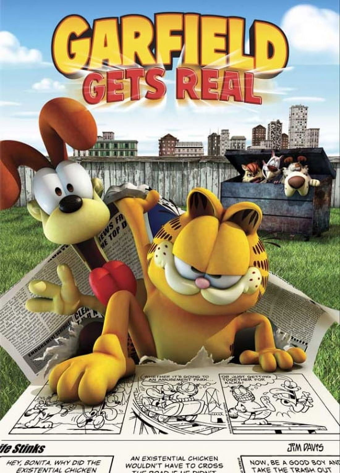 Garfield Gets Real Movie Poster 11x17 print featuring the animated cat.