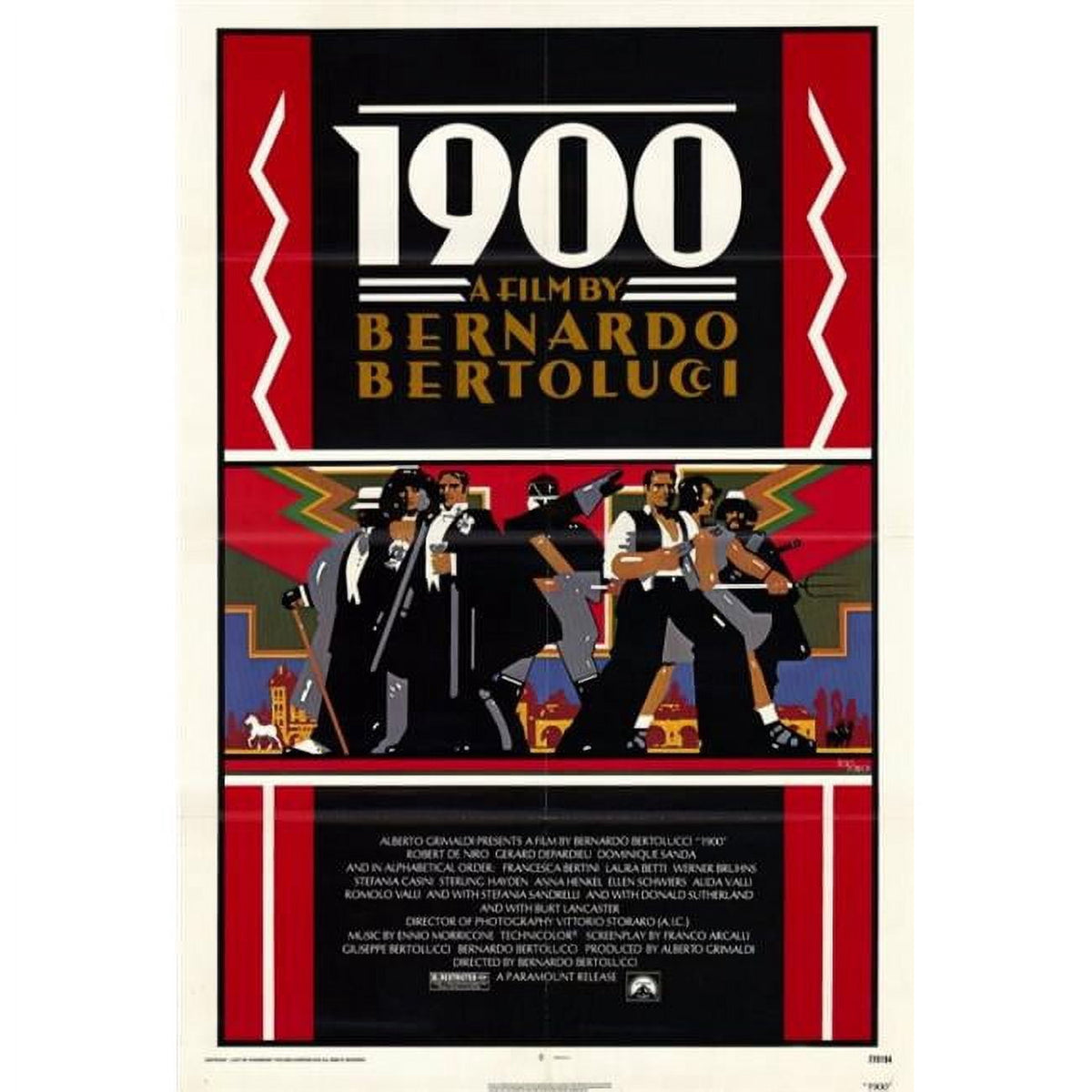 Vintage 1900 Movie Poster Print in 27x40 size.