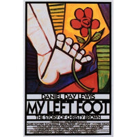 My Left Foot Movie Poster 11x17 print showcasing Christy Brown's journey.