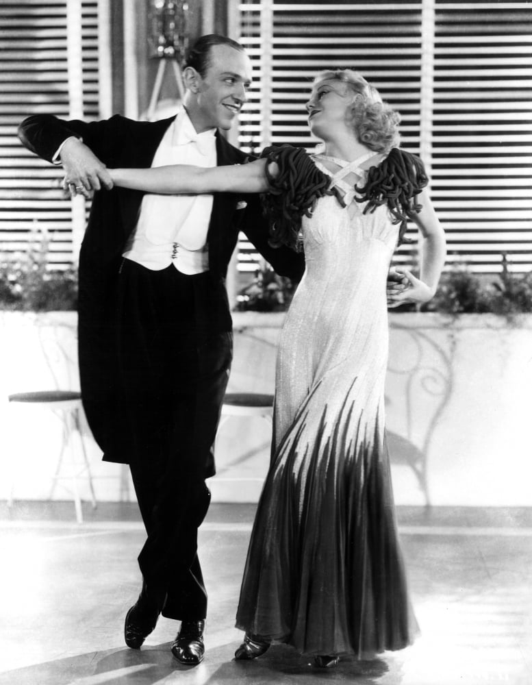 Fred Astaire and Ginger Rogers in The Gay Divorcee photo print.