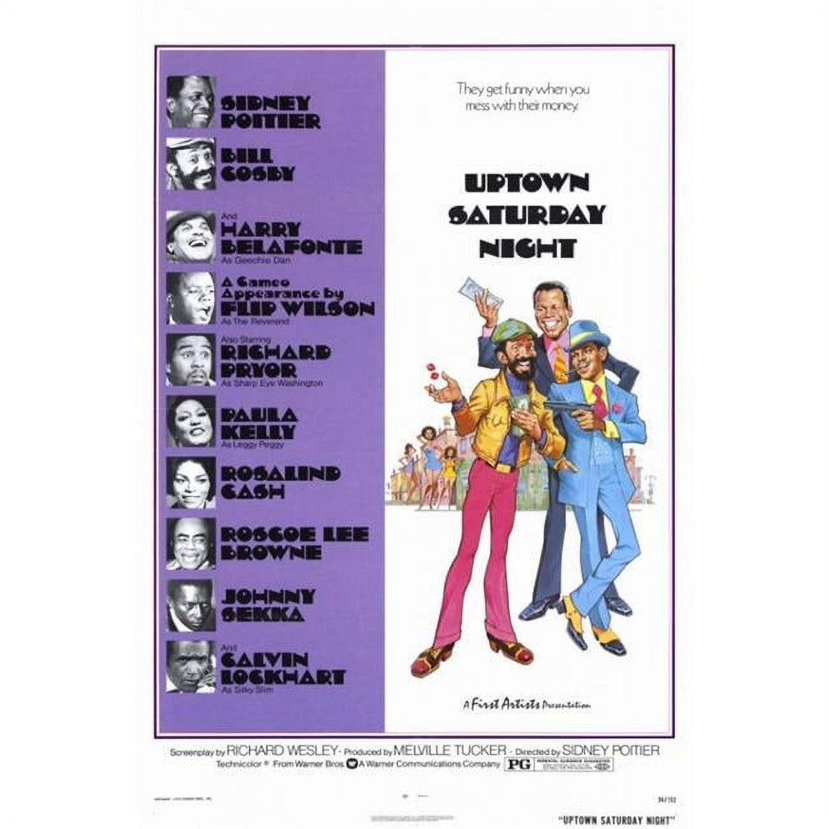 Uptown Saturday Night Movie Poster Print 27x40