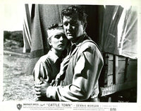 Cattle Town Movie Poster 8x10 print featuring classic western imagery.