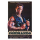Commando Movie Poster Print showcasing action from the classic film.
