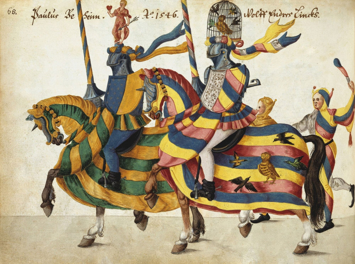 Nuremberg Tournaments and Parade Fine Art Print - 24x18