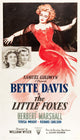 The Little Foxes 1941 movie masterprint poster featuring Teresa Wright, Herbert Marshall, and Bette Davis.