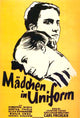 Madchen In Uniform movie masterprint poster print featuring Dorothea Wieck and Hertha Thiele, classic 1931 film.