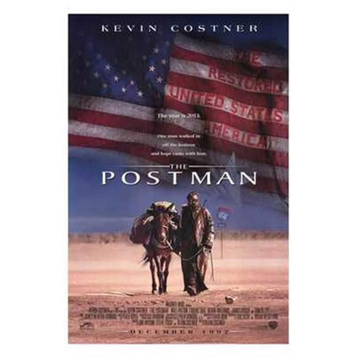 The Postman Movie Poster 11x17 Print showcasing dramatic film visuals.