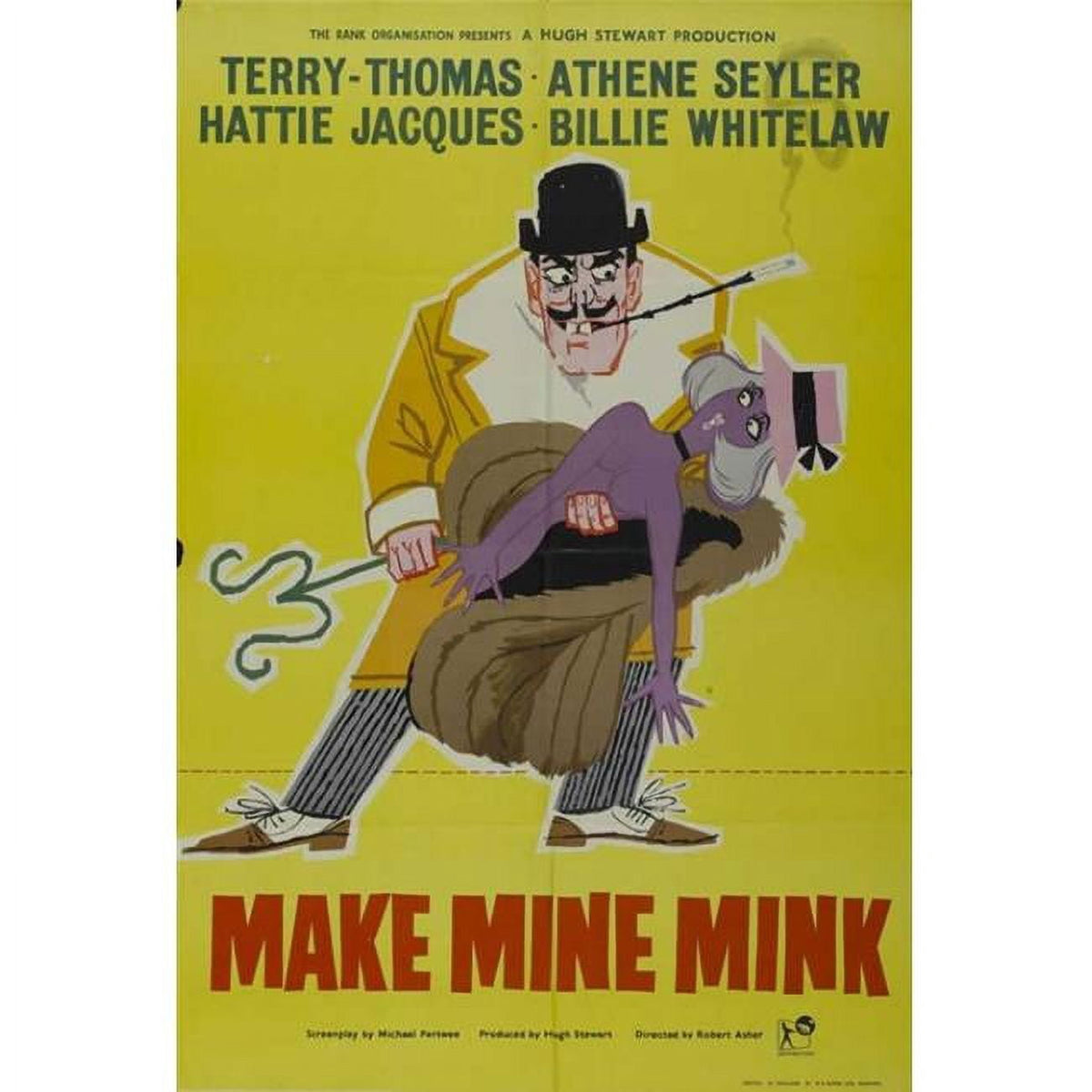 Make Mine Mink Movie Poster Print in 27x40 inches