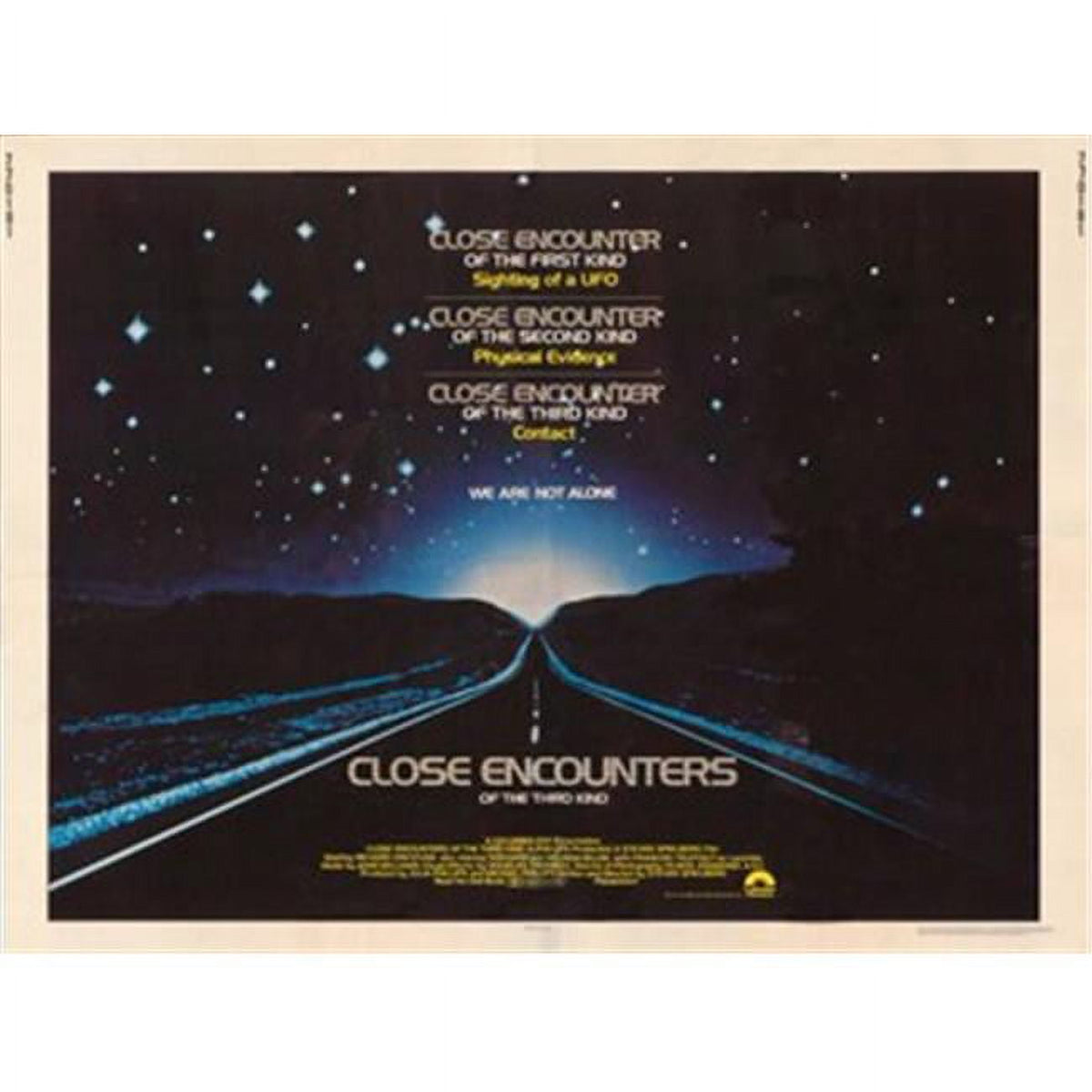 Close Encounters of the Third Kind Movie Poster 17x11
