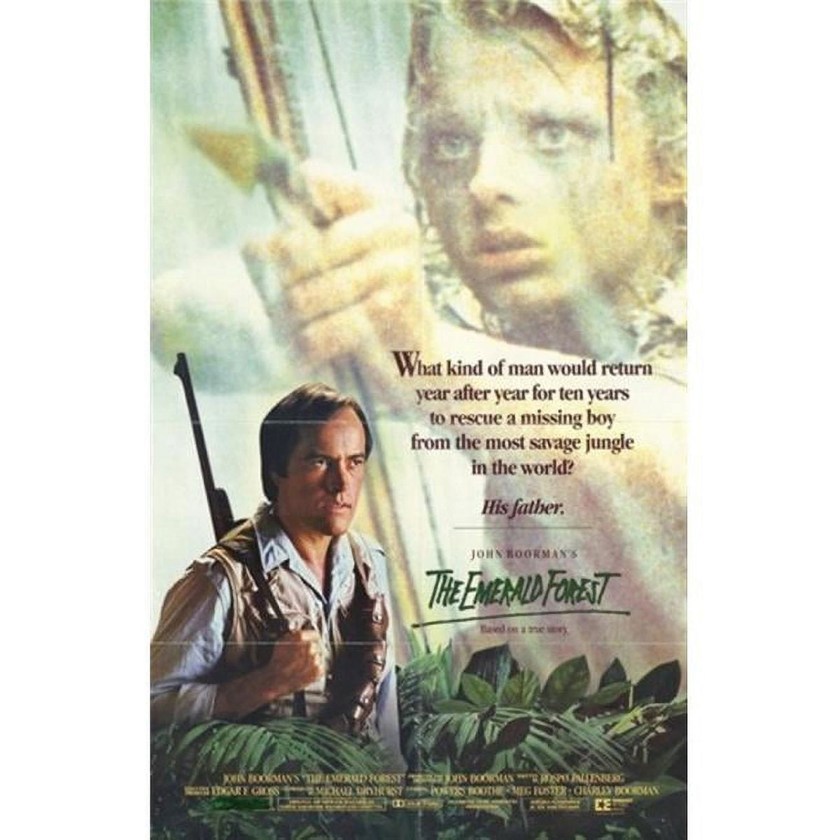 The Emerald Forest Movie Poster 11x17 capturing the beauty of nature.