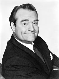 Red Skelton smiling portrait photo print, classic comedy art