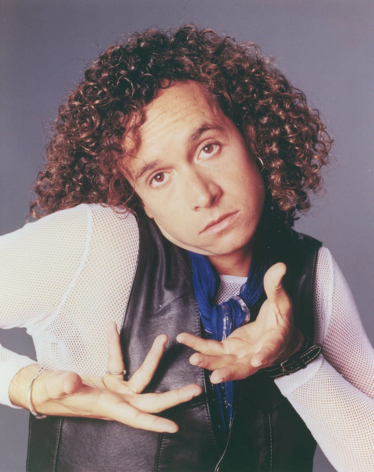 Close-up portrait photo print of Pauly Shore, comedy star