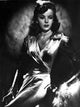Ida Lupino posed photo print in silk dress, vintage film art