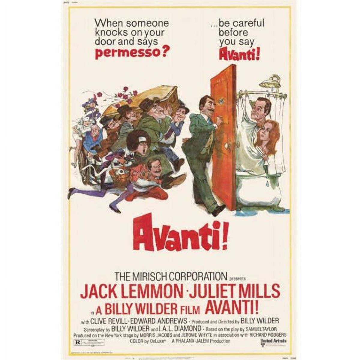 Avanti Movie Poster - 11x17 vibrant print