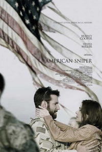 American Sniper Movie Poster 11x17 print featuring gripping imagery.