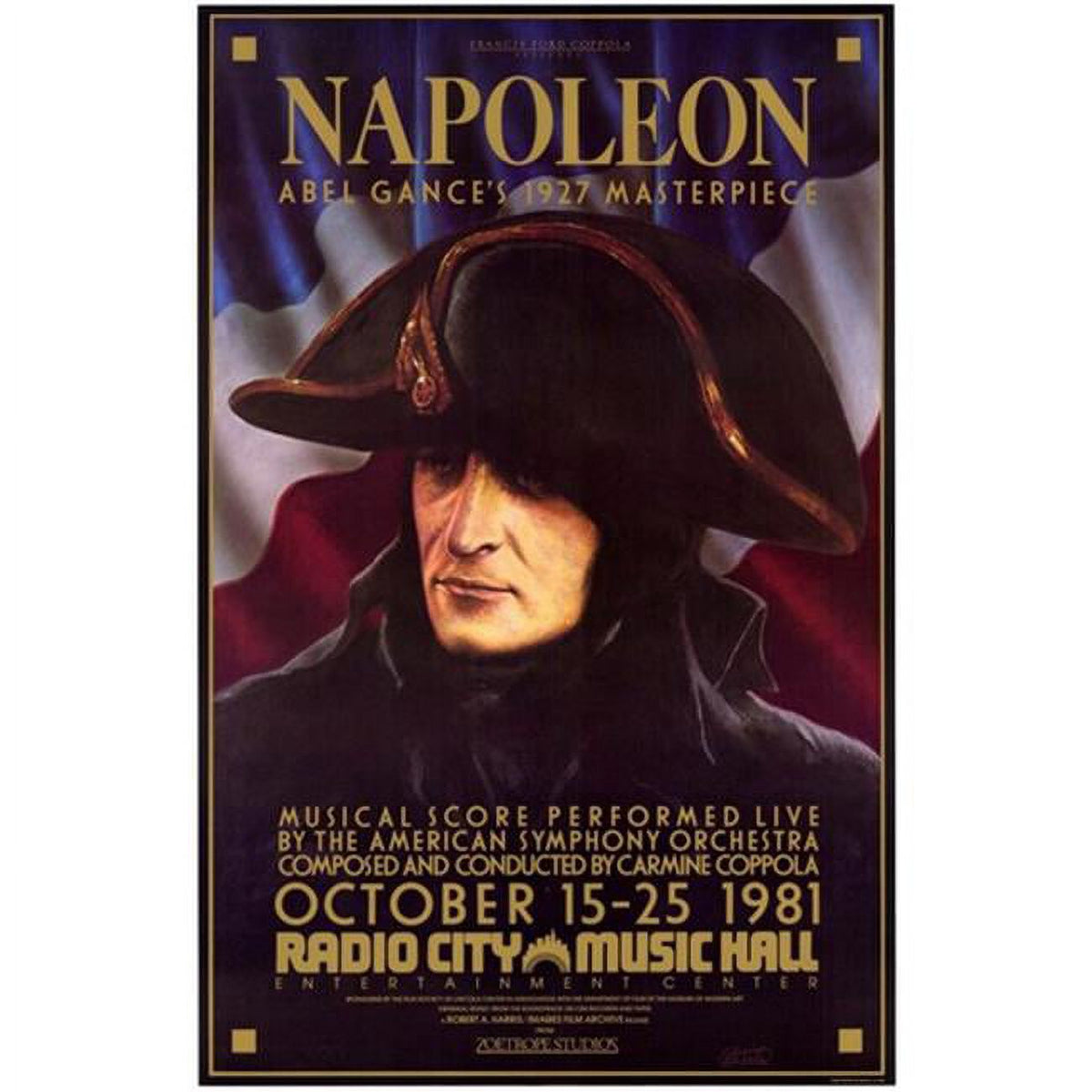 Napoleon Movie Poster Print 11x17 for home décor.