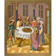 The Jews Passover Miniature Print from a 15th Century Missal - Art Print