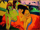 Nackte Mädchen Unterhalten Sich Art Print by Ernst Ludwig Kirchner