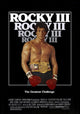 Rocky III Movie Poster Print showcasing a powerful sports film scene.