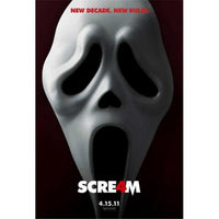 Scream 4 Movie Poster 11x17 print featuring Ghostface