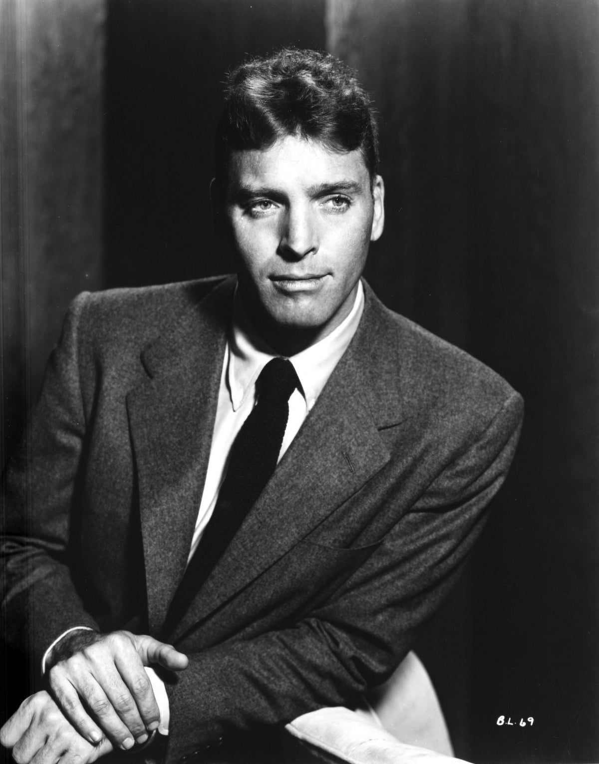 Burt Lancaster iconic photo print showcasing classic Hollywood charm.