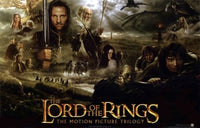 Fellowship of the Ring Movie Poster (17x11) featuring iconic characters from Lord of the Rings.