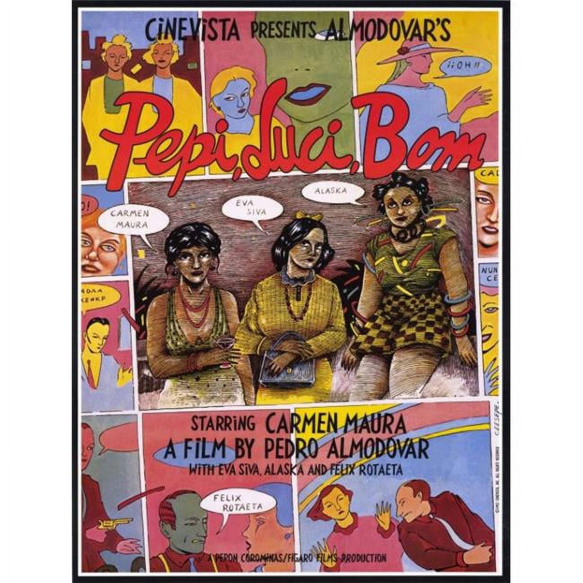 Pepi Luci Bom Movie Poster - 11x17 vibrant print