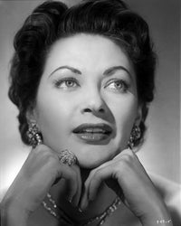 Yvonne De Carlo black and white portrait photo print