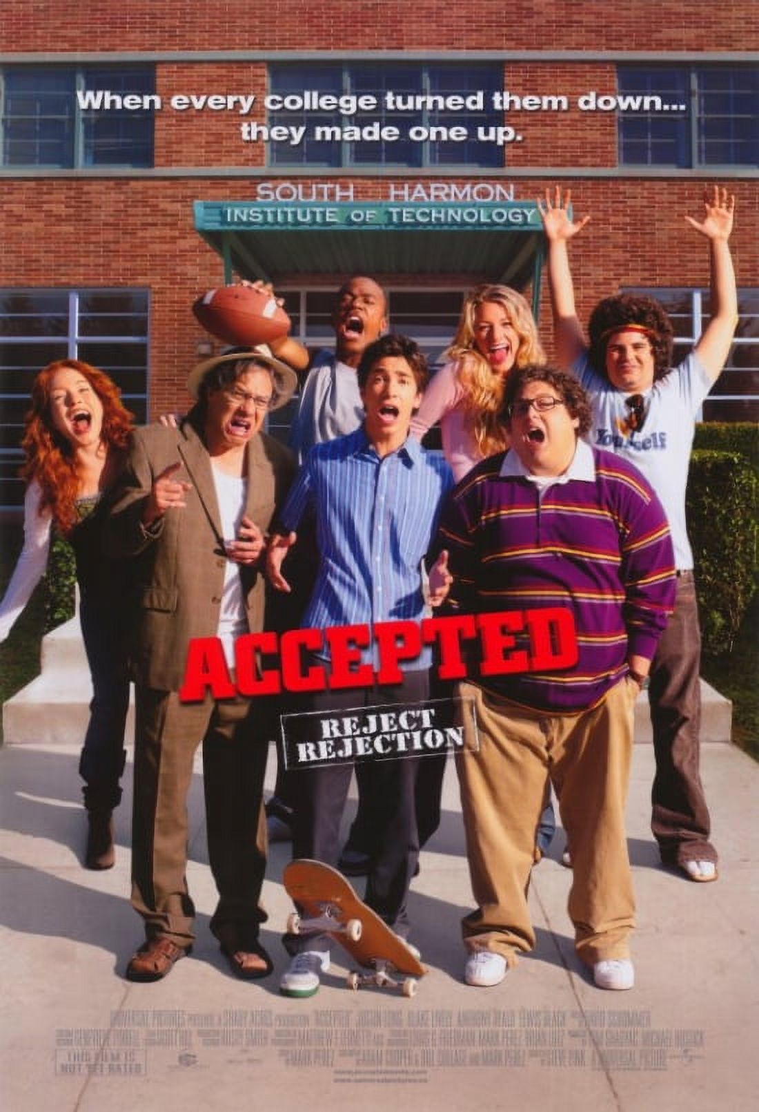 Accepted movie poster print in 11x17 size