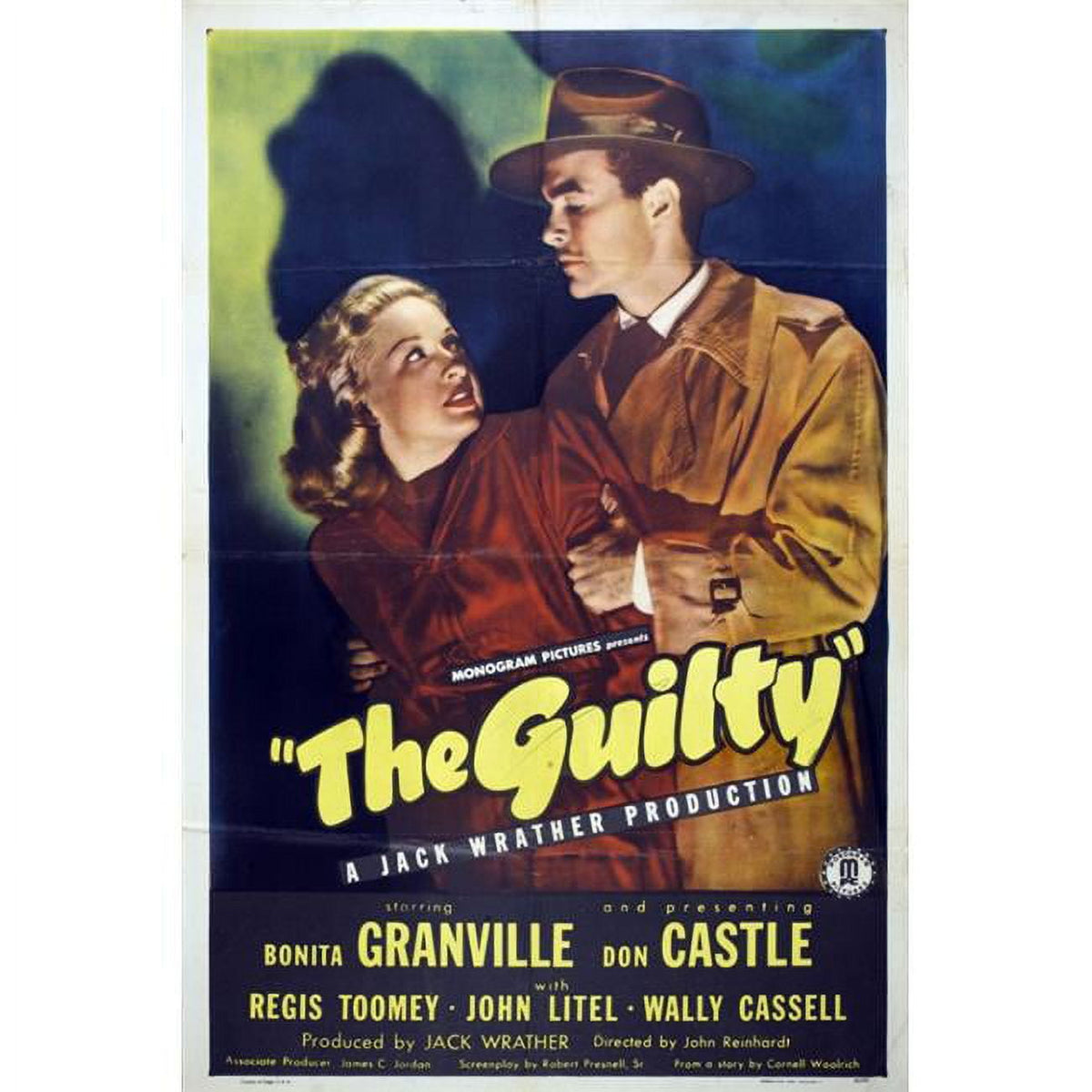Guilty Movie Poster Print measuring 27x40 inches, perfect for cinema lovers.
