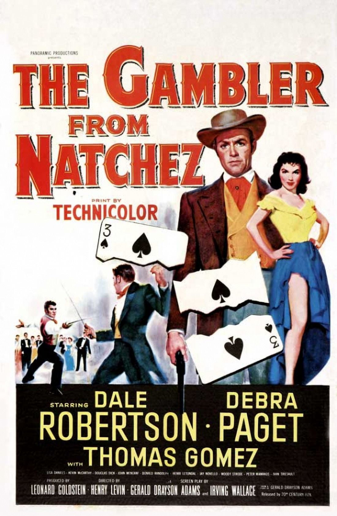 Gambler from Natchez Movie Poster 11x17