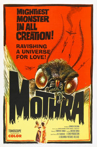 1961 Mothra movie masterprint poster available in multiple sizes.