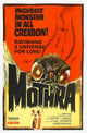 1961 Mothra movie masterprint poster available in multiple sizes.