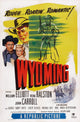 Wyoming US Art Top Movie Poster featuring John Carroll, Vera Ralston, and Bill Elliott
