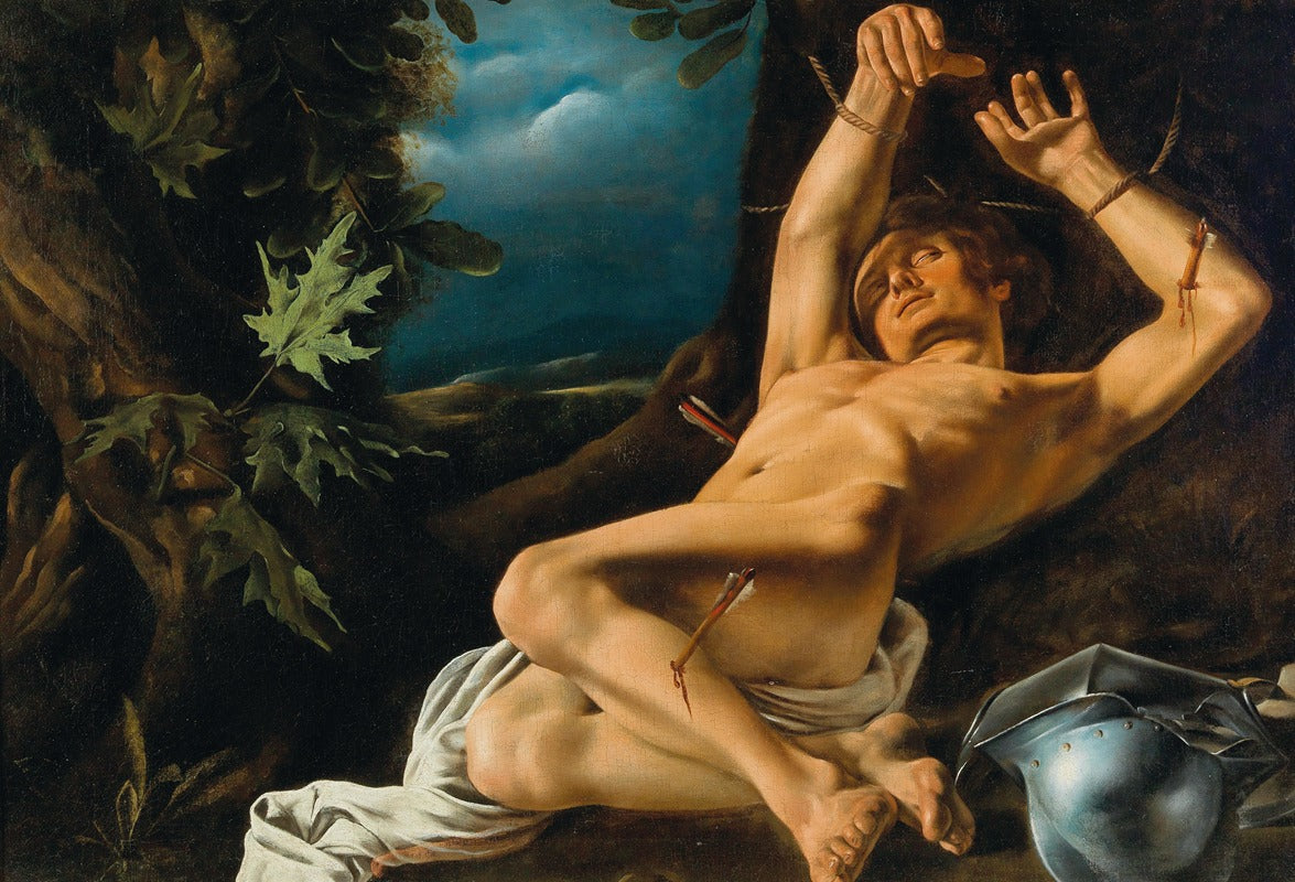 Saint Sebastian Poster Print by Louis Finson, classic artwork